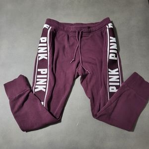 Pink Victoria's Secret Large Sweat Pants